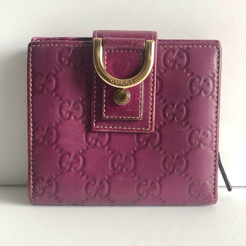 Gucci Purple LeatherWallet